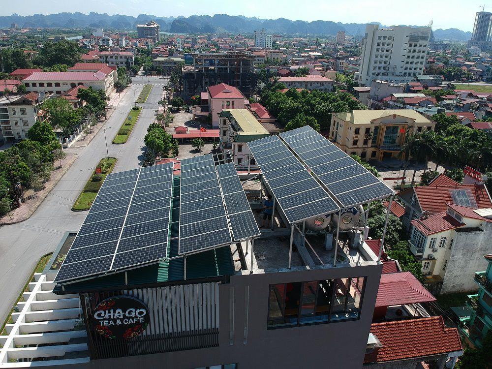 Hệ thống điện mặt trời hòa lưới 3 kW lắp đặt cho hộ gia đình
